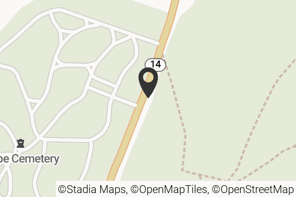 Map with location marker