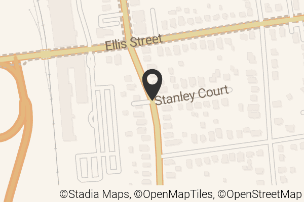 Map with location marker