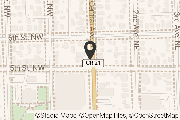 Map with location marker