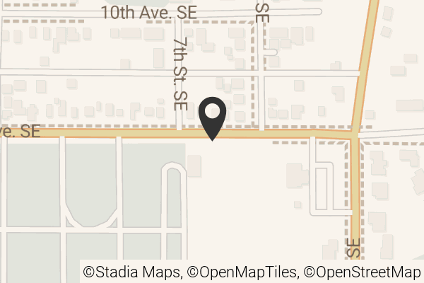 Map with location marker