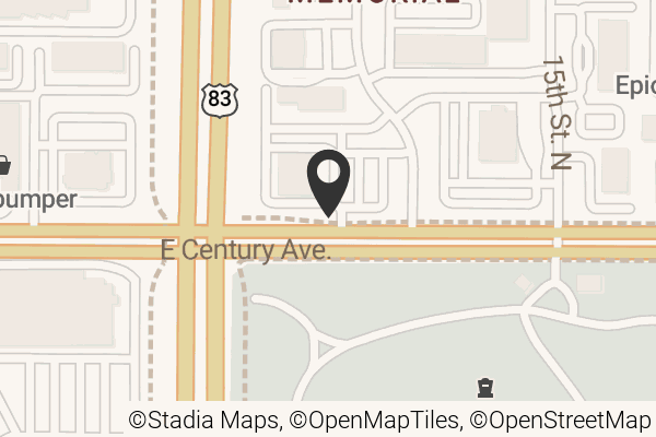 Map with location marker