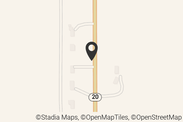 Map with location marker