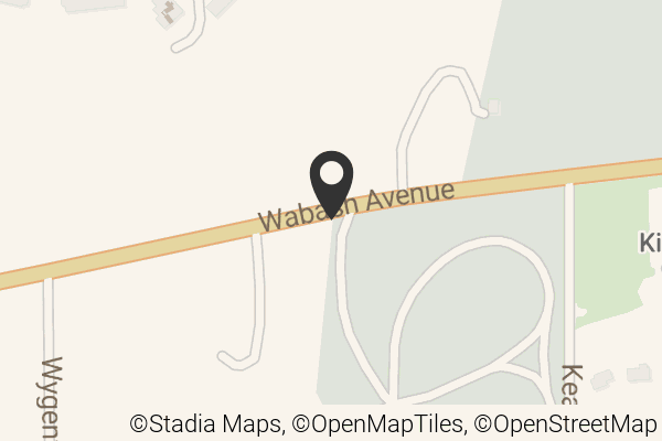 Map with location marker