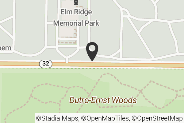 Map with location marker