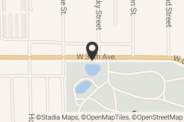 Map with location marker