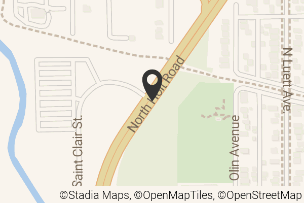 Map with location marker