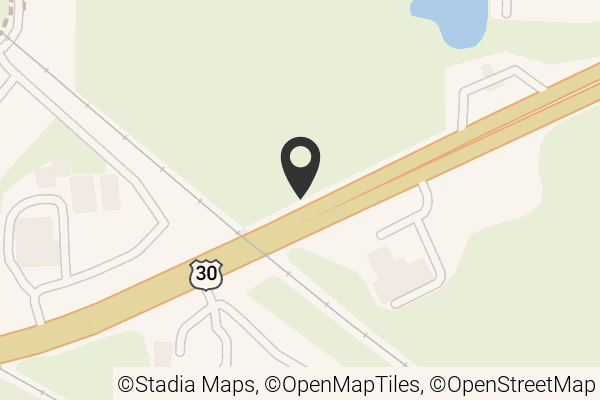 Map with location marker