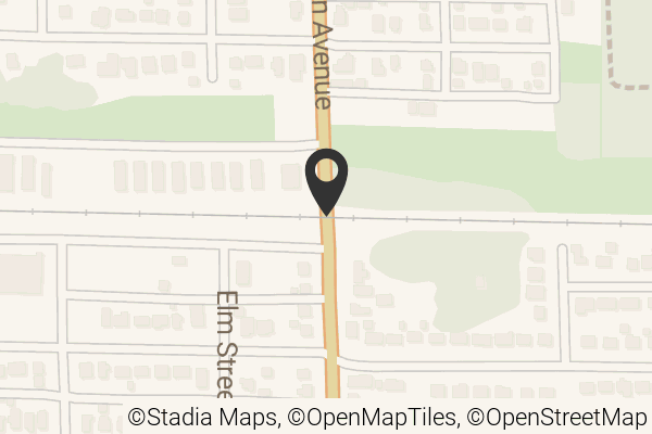 Map with location marker