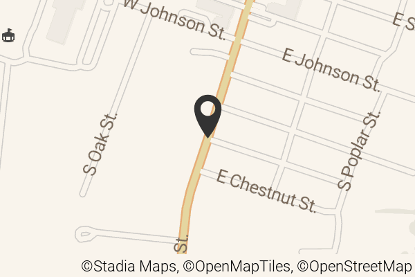 Map with location marker