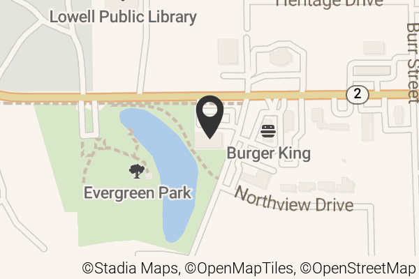 Map with location marker