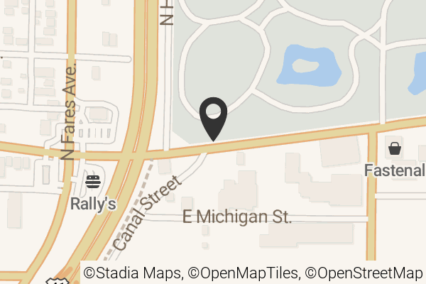 Map with location marker