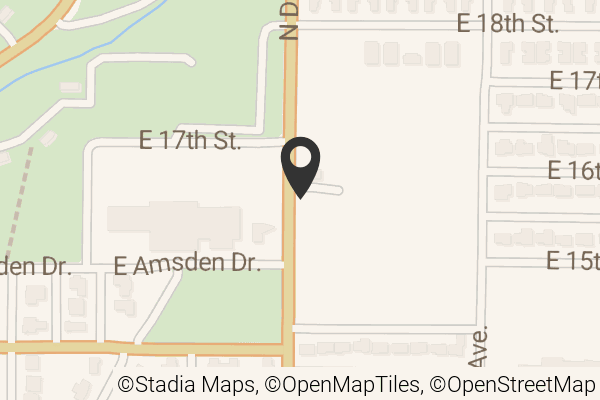 Map with location marker