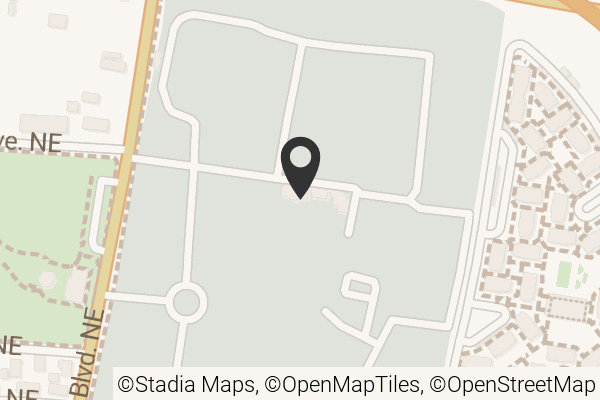 Map with location marker