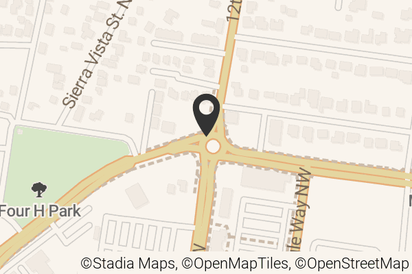 Map with location marker