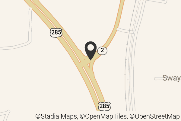 Map with location marker