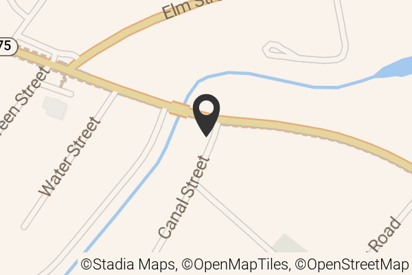 Map with location marker