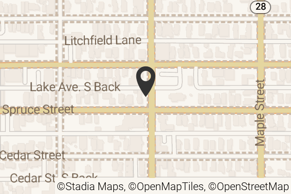 Map with location marker