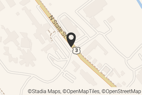 Map with location marker