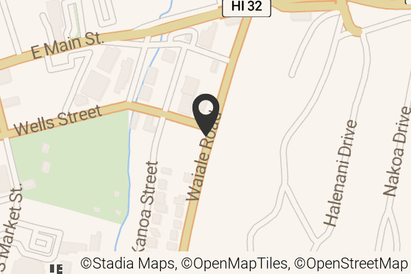 Map with location marker