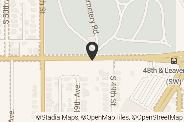 Map with location marker