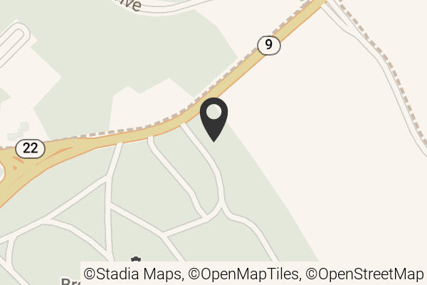 Map with location marker