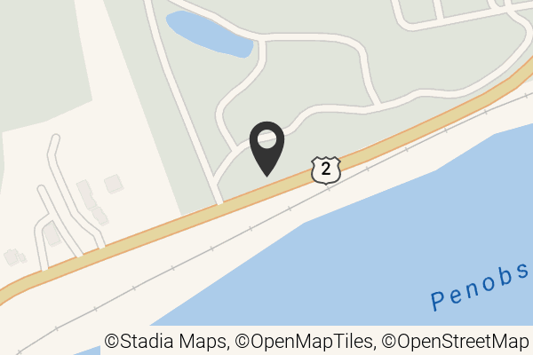 Map with location marker