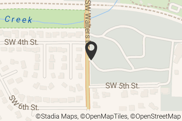 Map with location marker