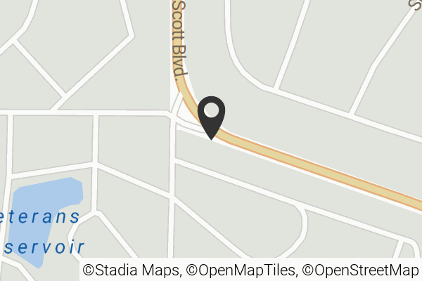 Map with location marker