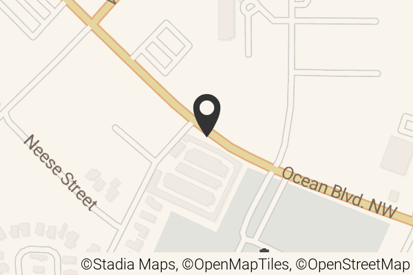 Map with location marker