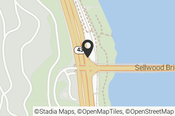 Map with location marker