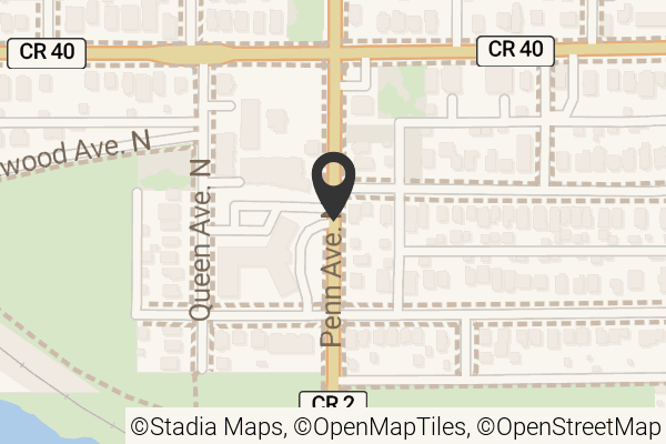 Map with location marker