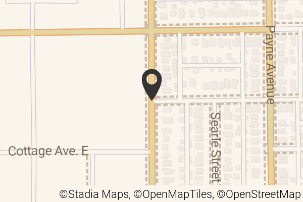 Map with location marker