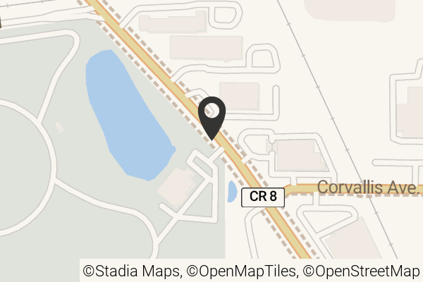 Map with location marker