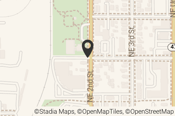 Map with location marker