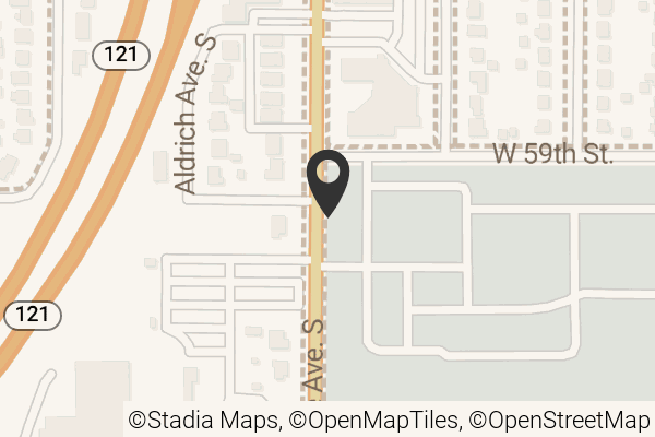 Map with location marker