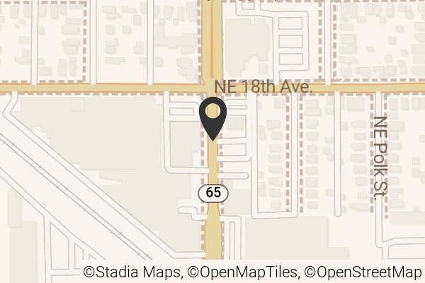 Map with location marker