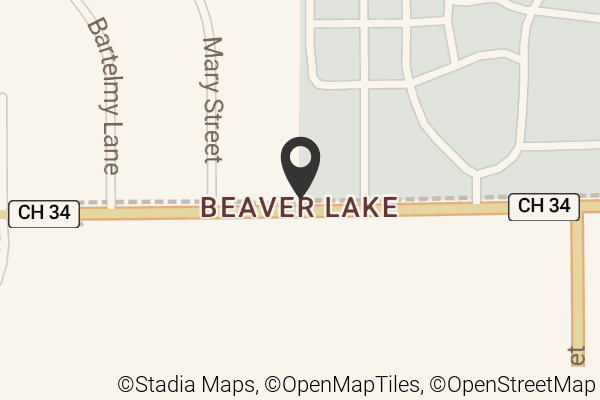 Map with location marker