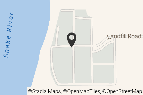 Map with location marker