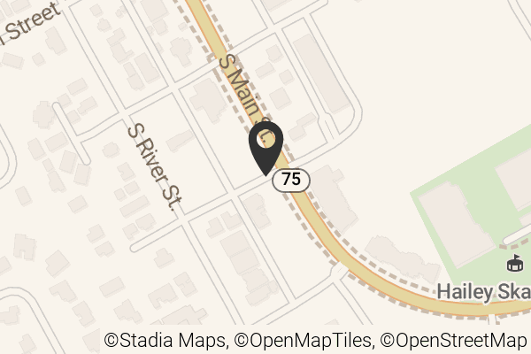 Map with location marker