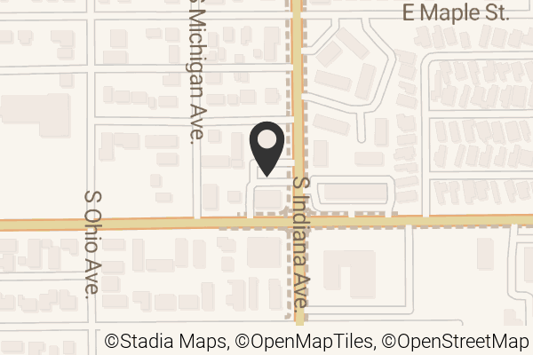 Map with location marker