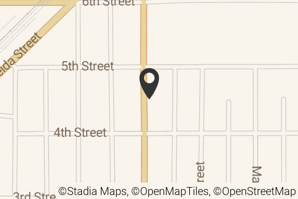 Map with location marker