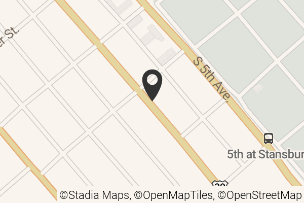 Map with location marker