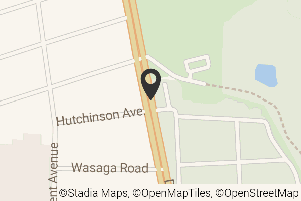 Map with location marker