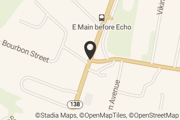 Map with location marker