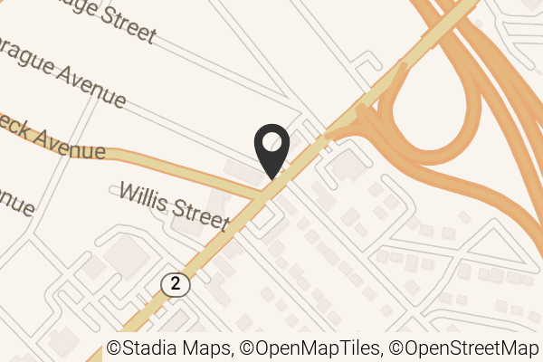 Map with location marker