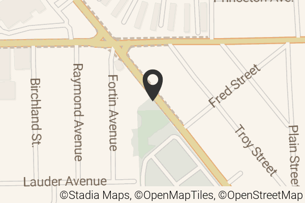 Map with location marker