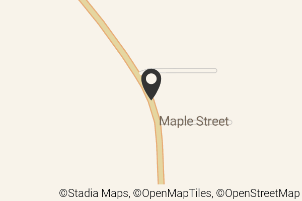 Map with location marker