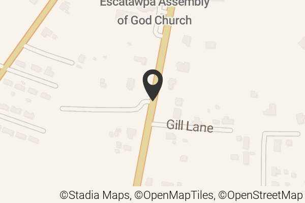 Map with location marker