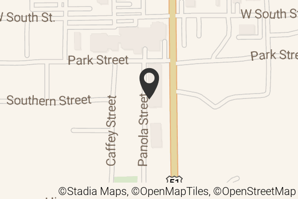 Map with location marker