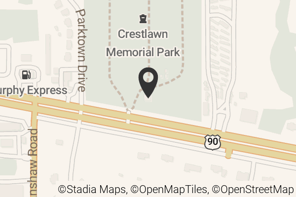 Map with location marker